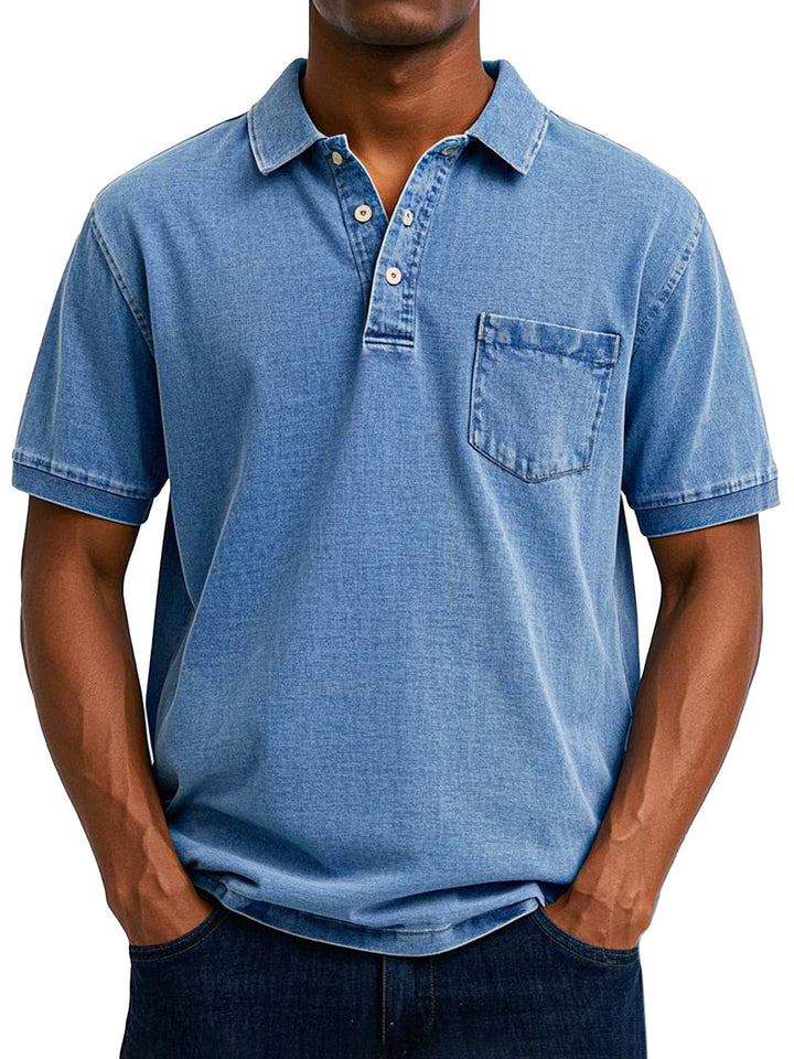 Mario | Lässiges Vintage-Poloshirt