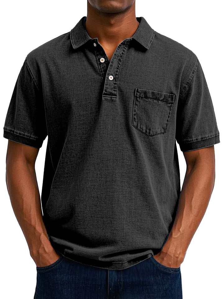 Mario | Lässiges Vintage-Poloshirt