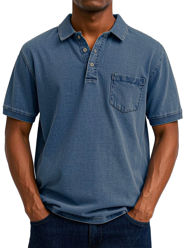Mario | Lässiges Vintage-Poloshirt