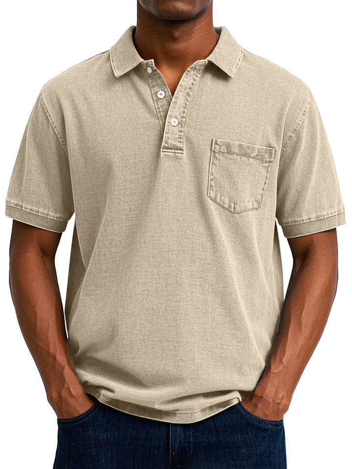 Mario | Lässiges Vintage-Poloshirt