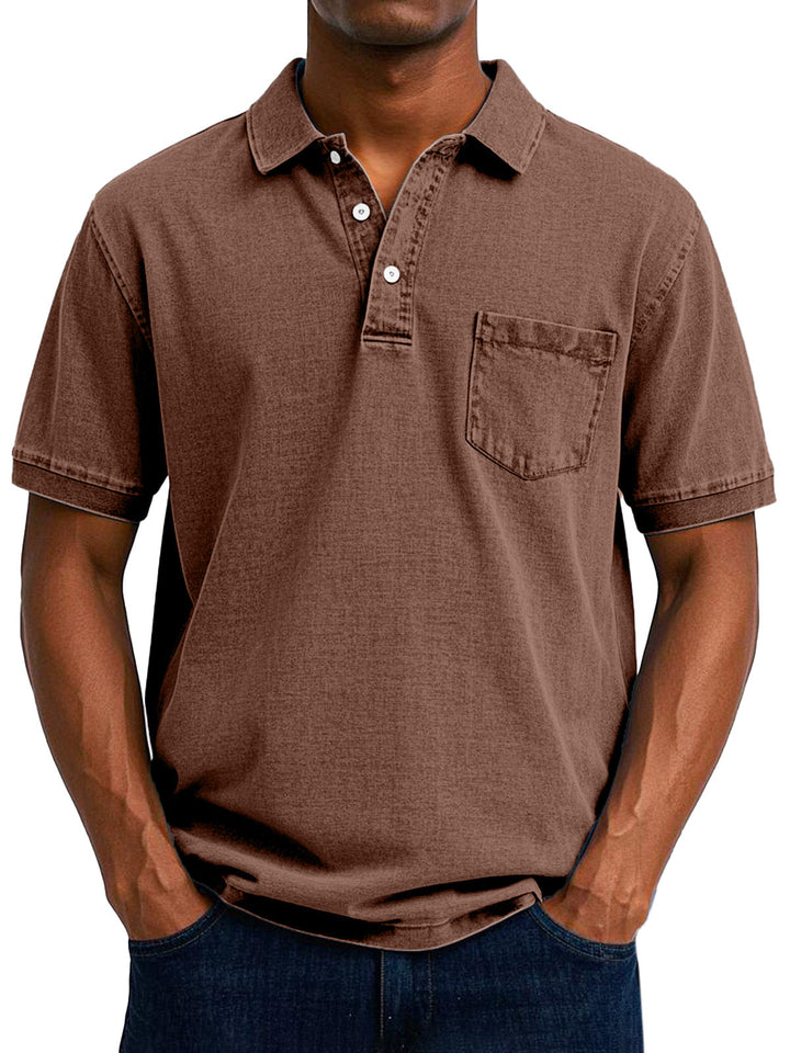 Mario | Lässiges Vintage-Poloshirt