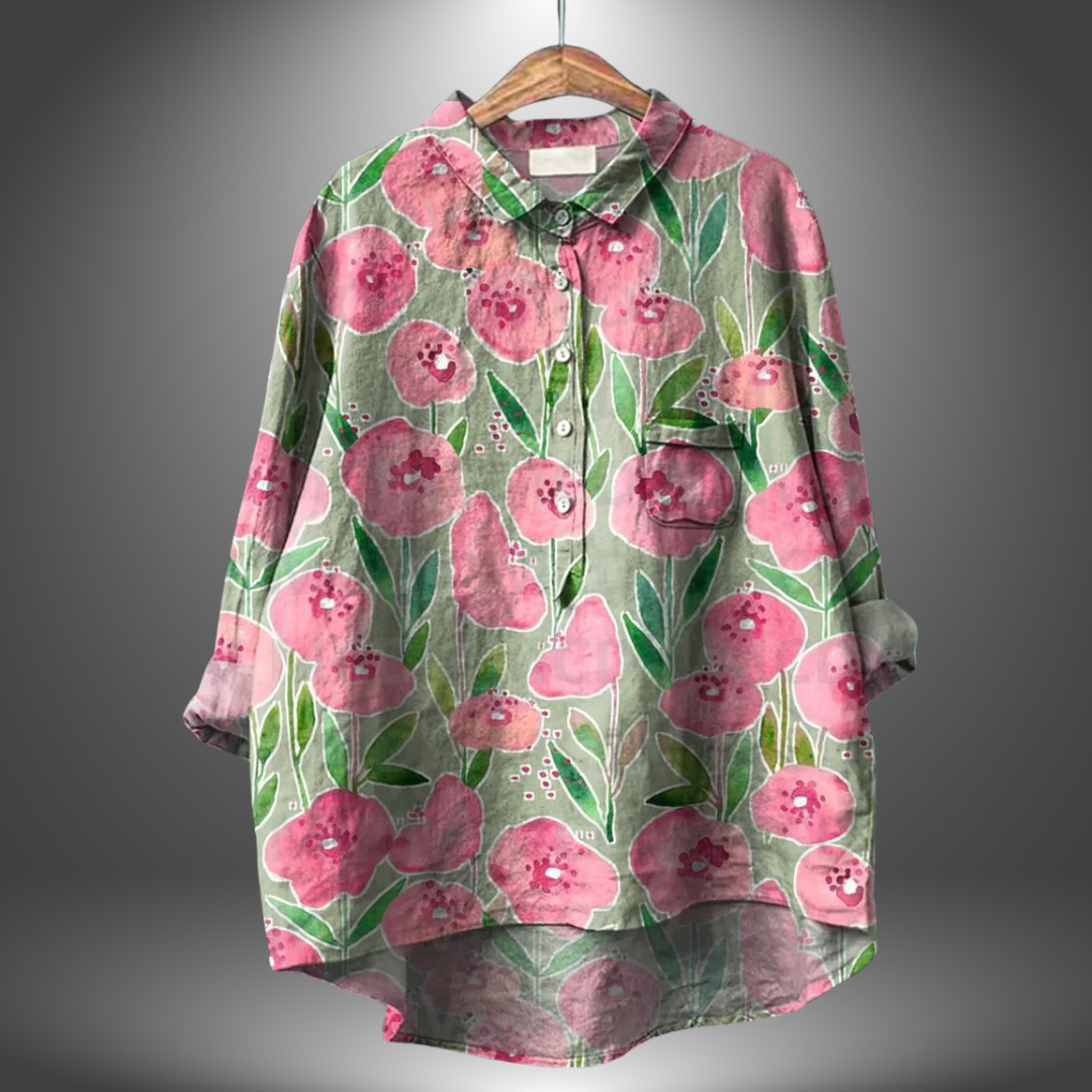 Elke |  Bluse mit Blumendruck