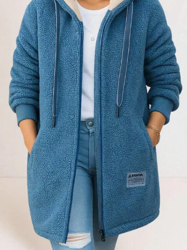 Tabitha | Fleece-Jacke mit Kapuze