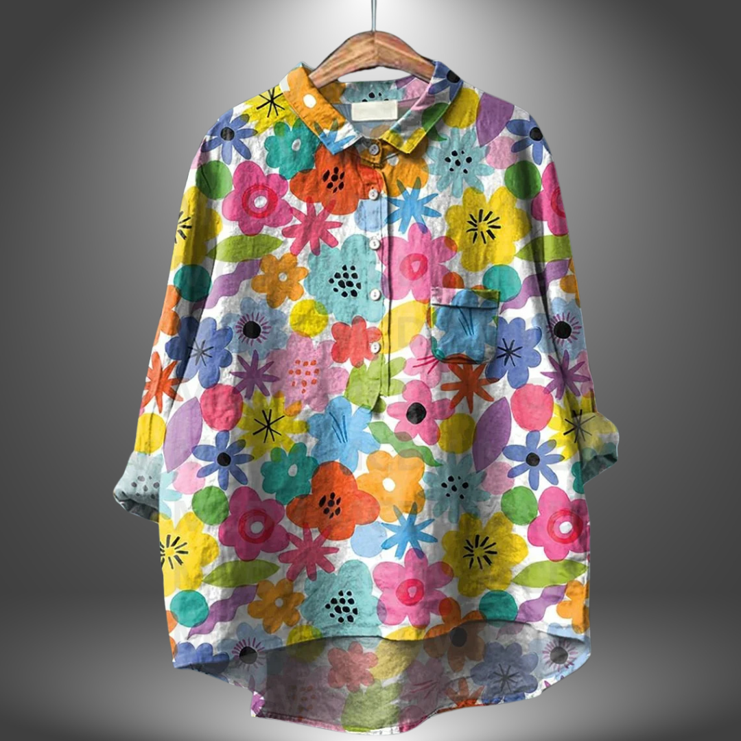 Elke |  Bluse mit Blumendruck