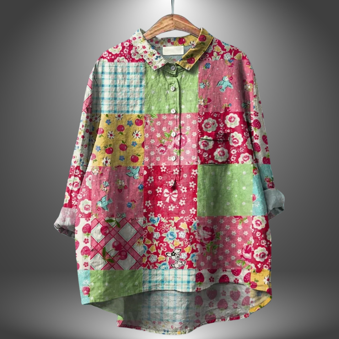 Elke |  Bluse mit Blumendruck