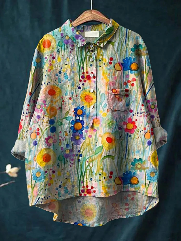 Rosula | Hippie-Kunst-T-Shirt