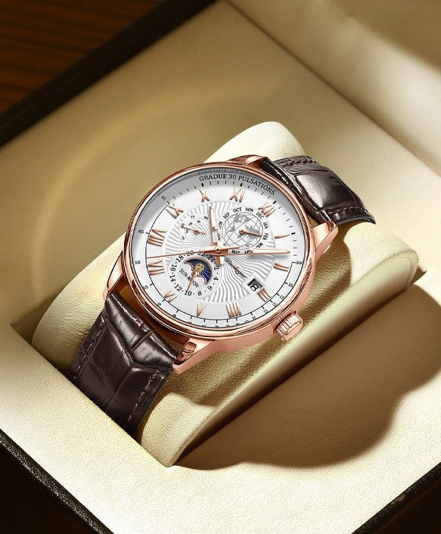 Trendy High-End-Lichtquarzuhr