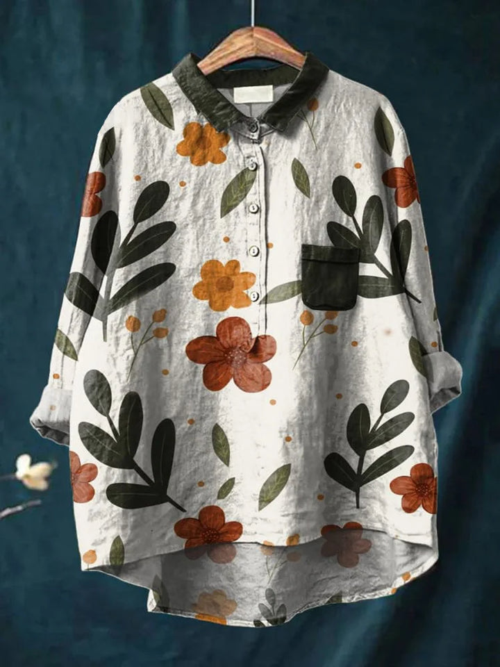 Brigitte | Botanisches Kunst-T-Shirt