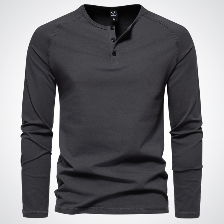 Joshua | Rundhals-Langarmshirt