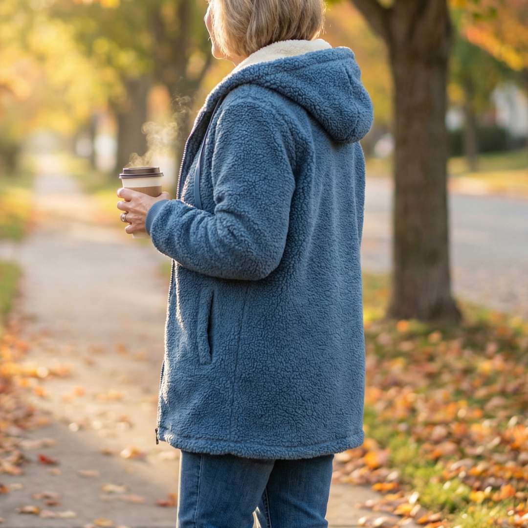 Tabitha | Fleece-Jacke mit Kapuze