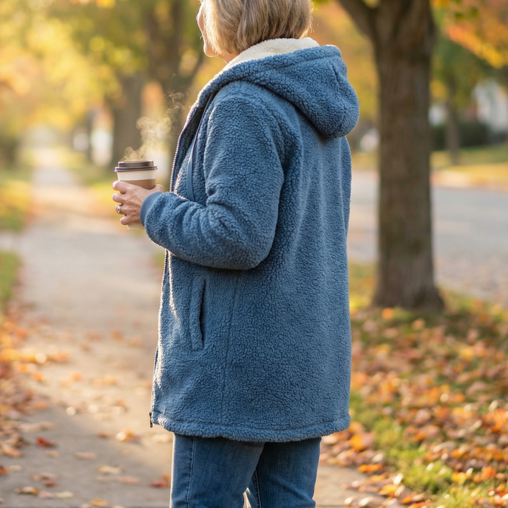 Tabitha | Fleece-Jacke mit Kapuze
