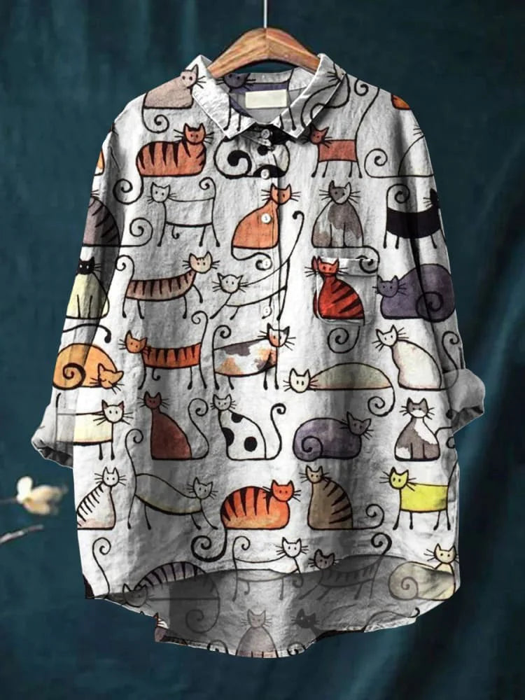 Regina | Katzen-Kunst-T-Shirt