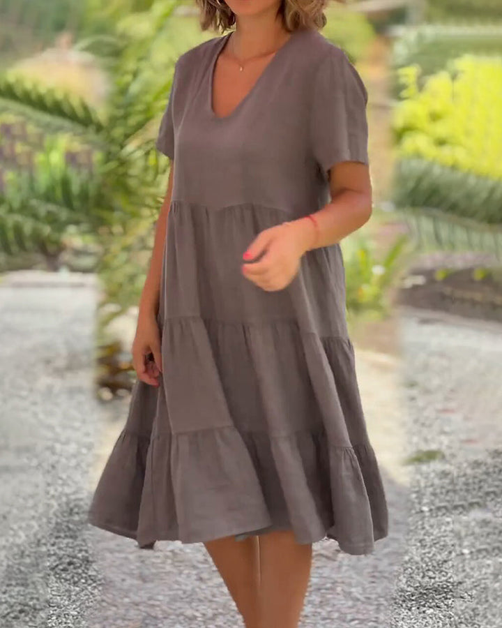 Susan | V-Ausschnitt Kleid