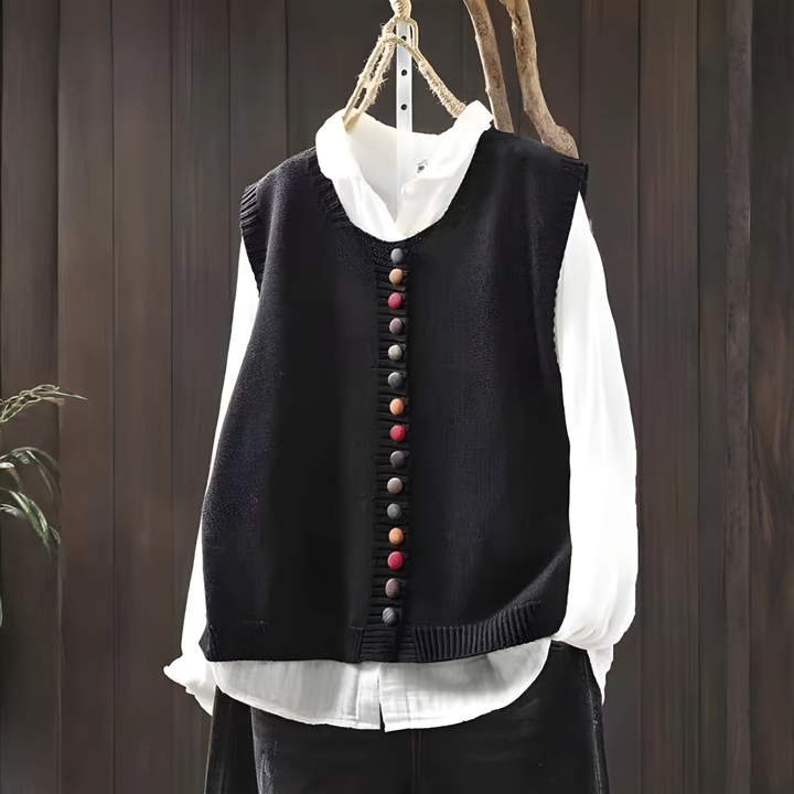 Bridget | Strickweste mit V-Ausschnitt