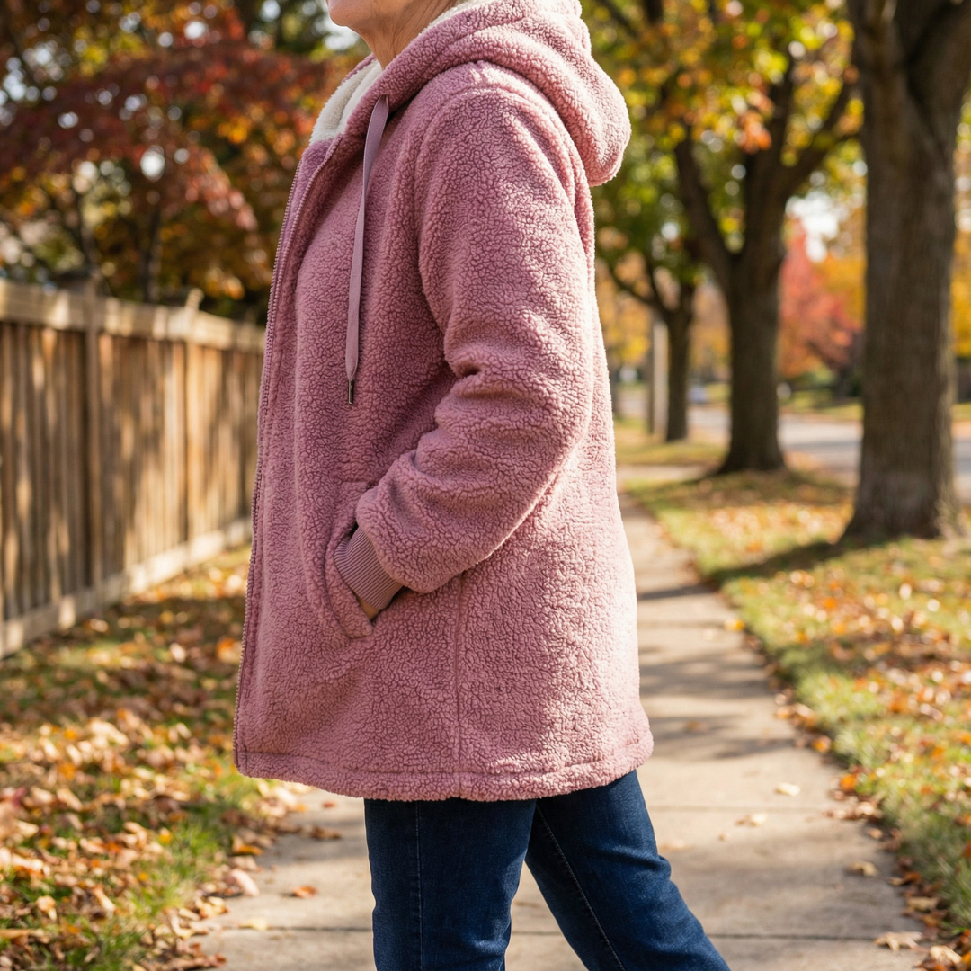 Tabitha | Fleece-Jacke mit Kapuze