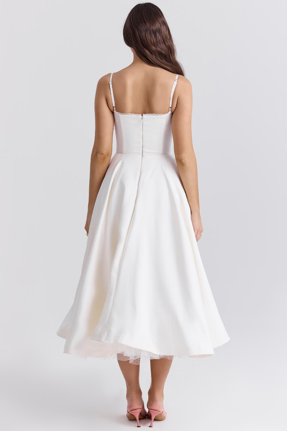Lieselotte | Tailliertes Kleid mit Spaghetti-Trägern