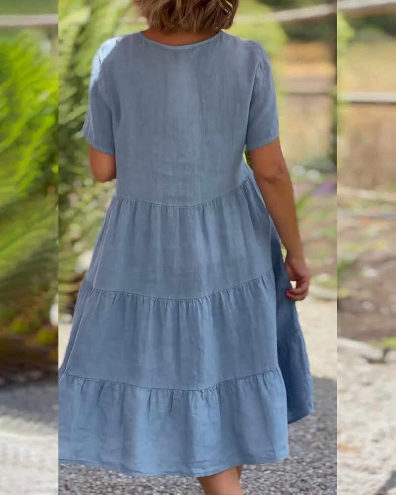 Susan | V-Ausschnitt Kleid