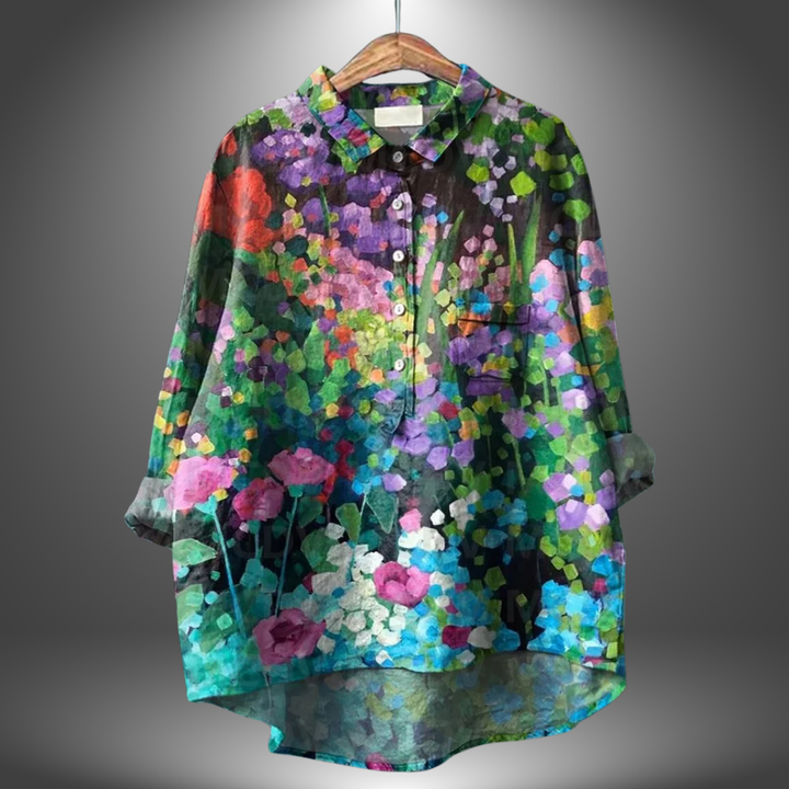 Elke |  Bluse mit Blumendruck