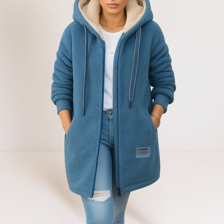 Tabitha | Fleece-Jacke mit Kapuze