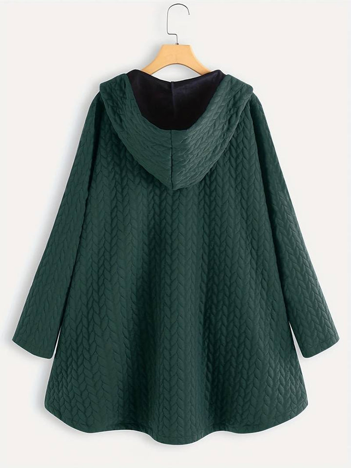 Ivana | Oversized-Mantel mit Kapuze