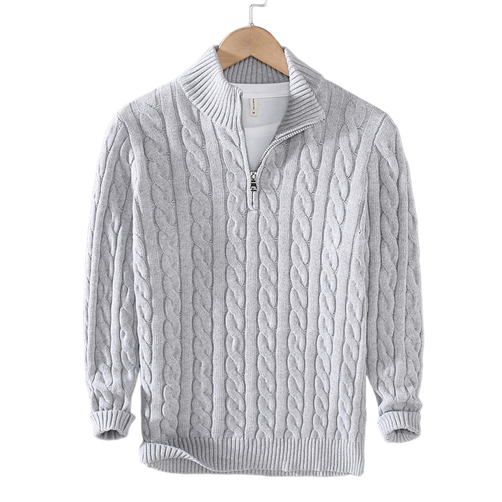 Larry | Strickpullover mit Reißverschluss