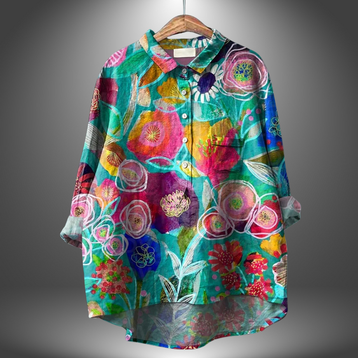 Elke |  Bluse mit Blumendruck