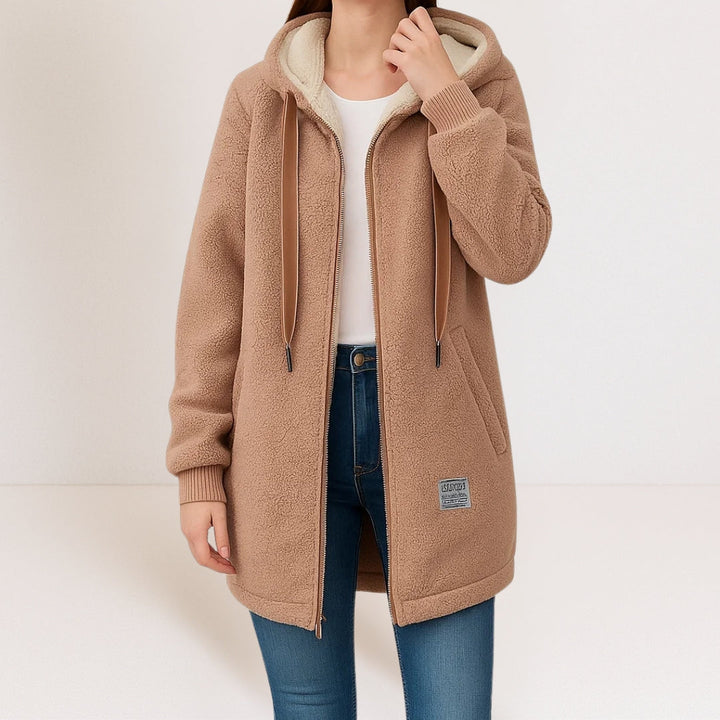 Tabitha | Fleece-Jacke mit Kapuze