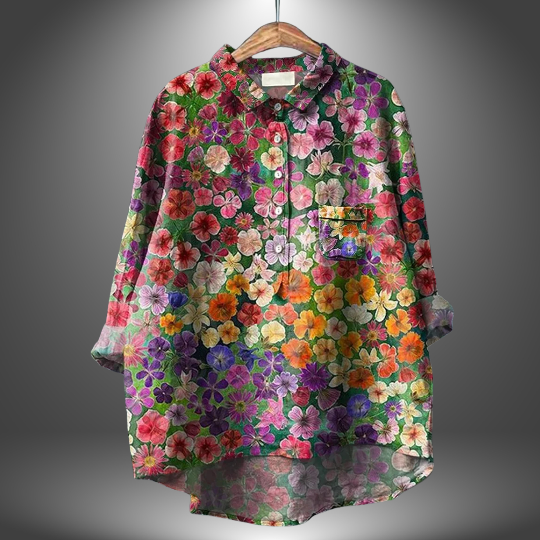 Elke |  Bluse mit Blumendruck