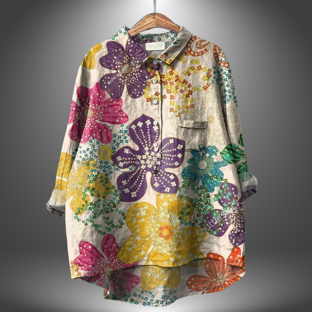 Elke |  Bluse mit Blumendruck