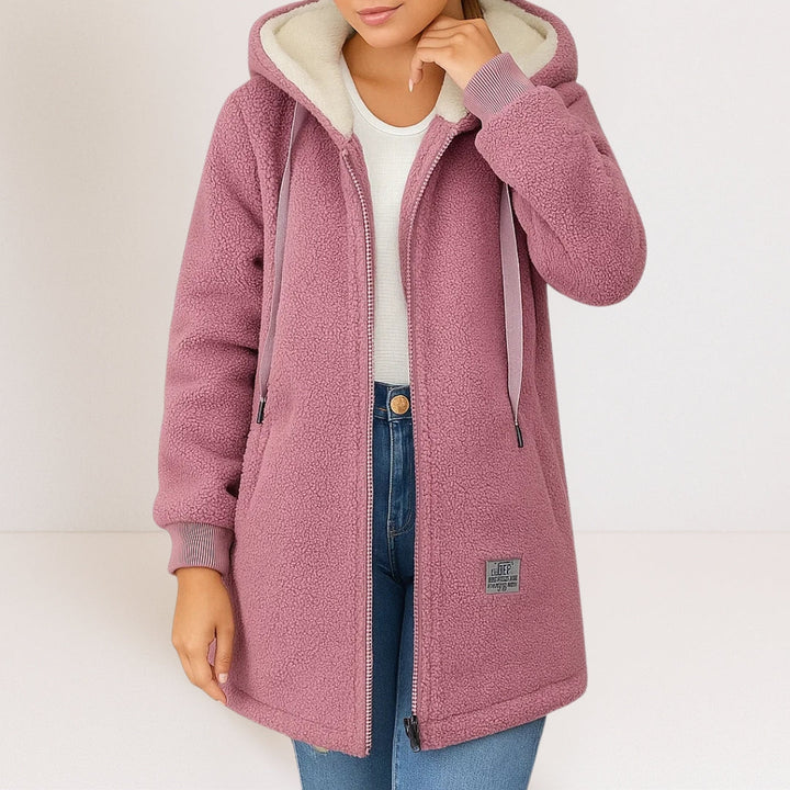 Tabitha | Fleece-Jacke mit Kapuze