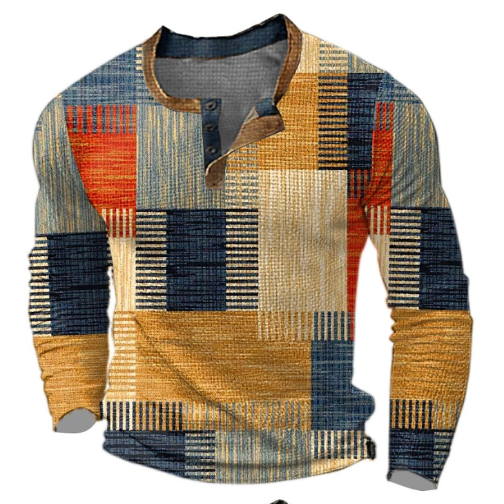 Jermoni | Pullover mit Patchwork-Design