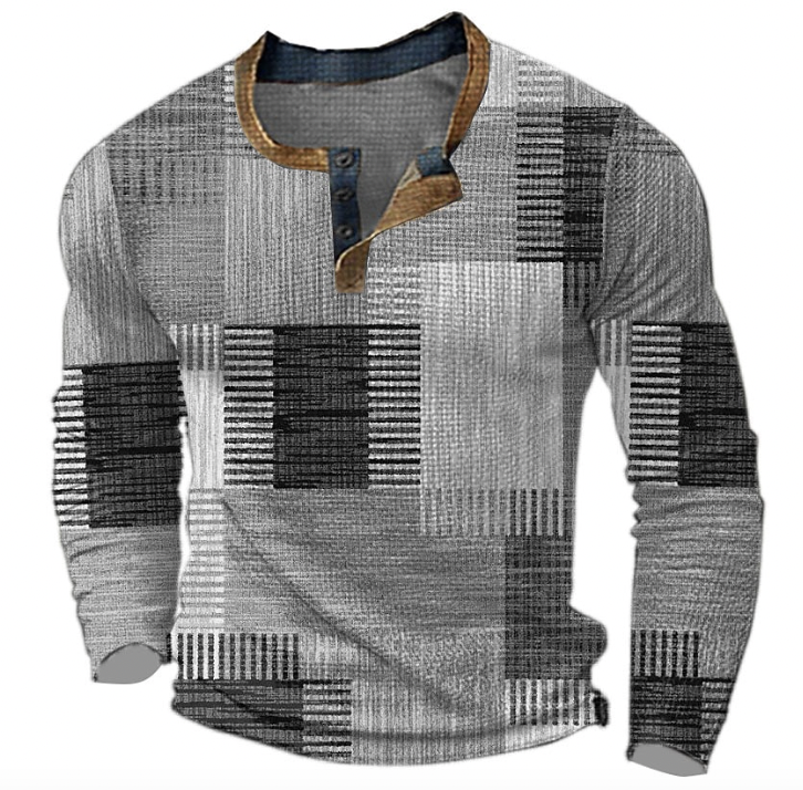 Jermoni | Pullover mit Patchwork-Design