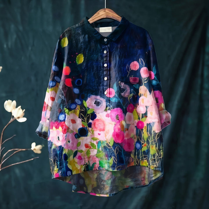 Marlene | Bluse mit romantischem Blumenprint