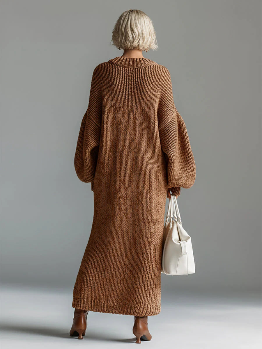 Emmari | Langes Strickkleid