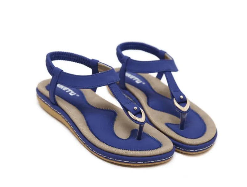 Judith | Flache Sandalen mit Riemen