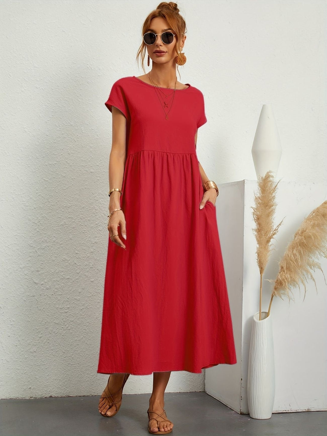 Greta | Lässiges Leinenkleid