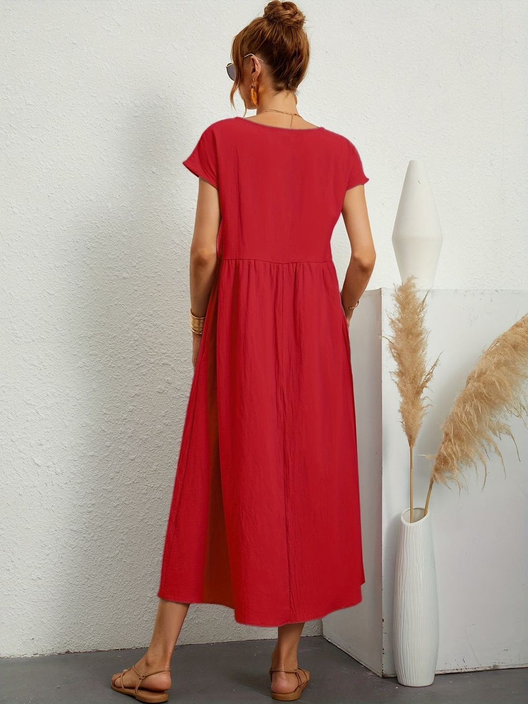 Greta | Lässiges Leinenkleid