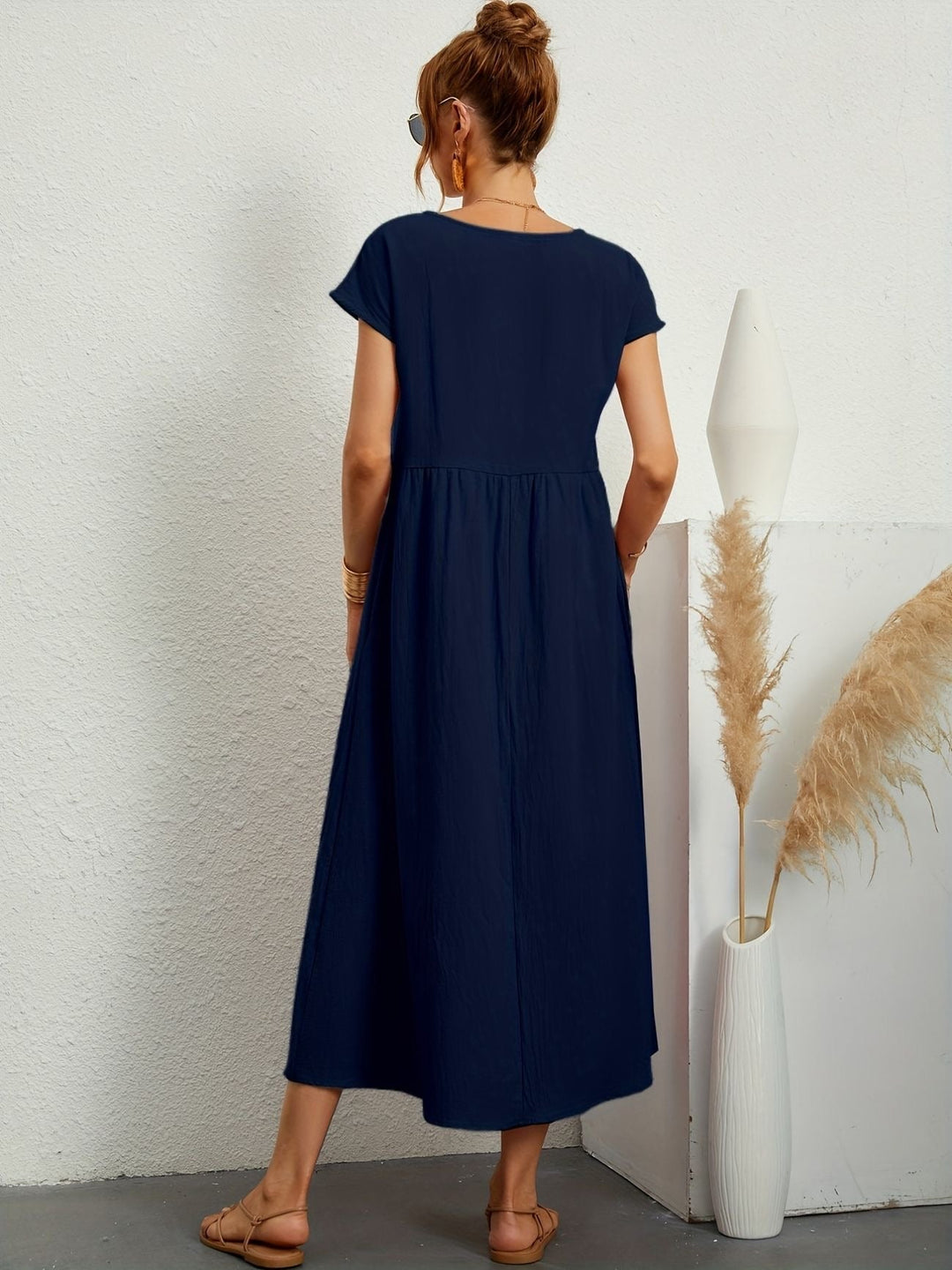 Greta | Lässiges Leinenkleid