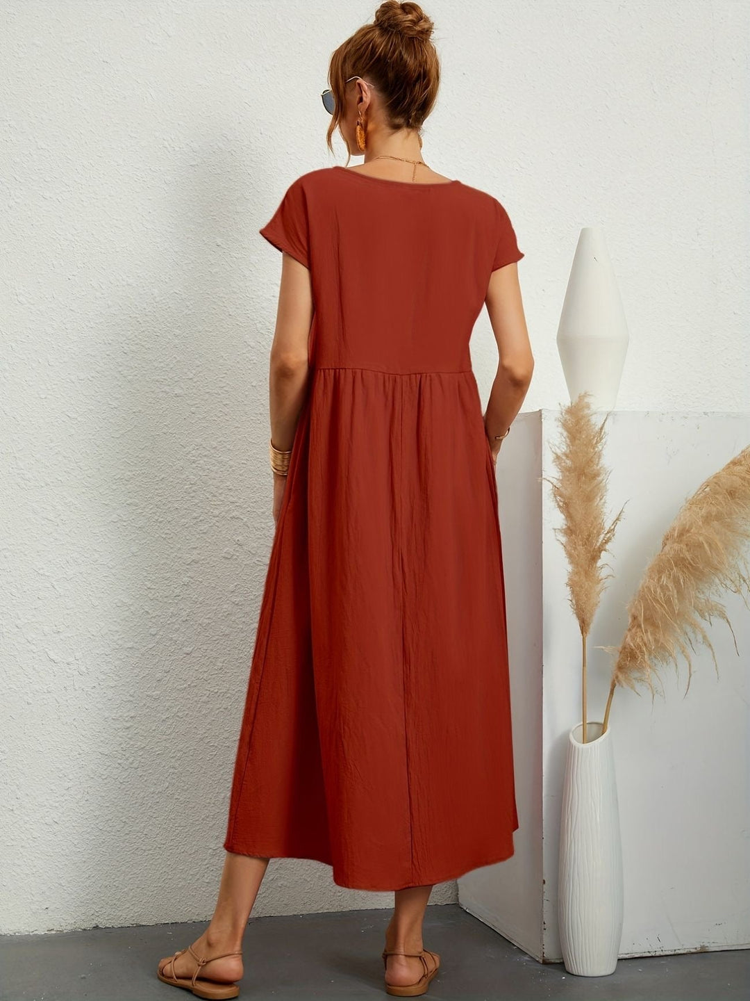 Greta | Lässiges Leinenkleid
