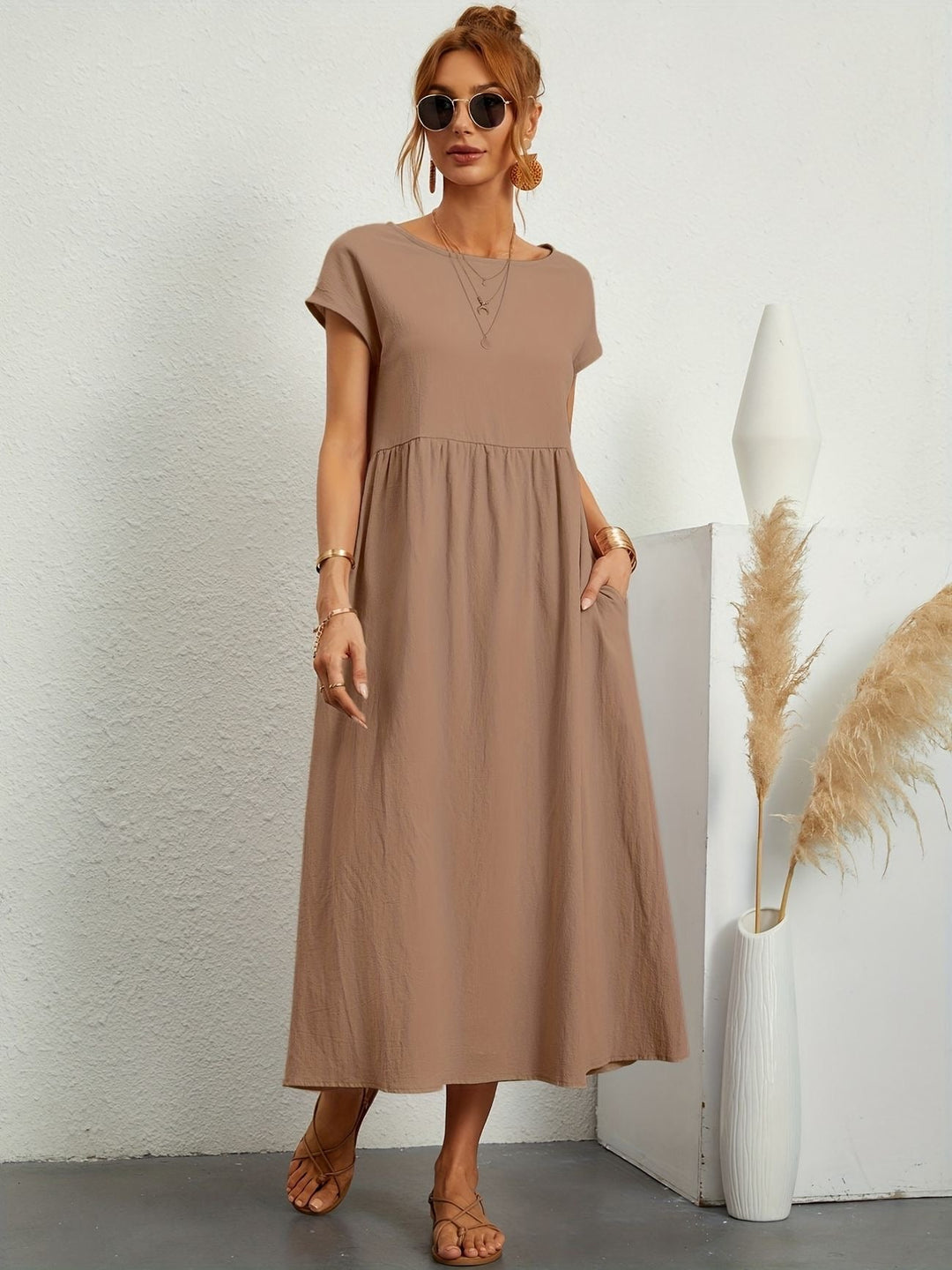 Greta | Lässiges Leinenkleid