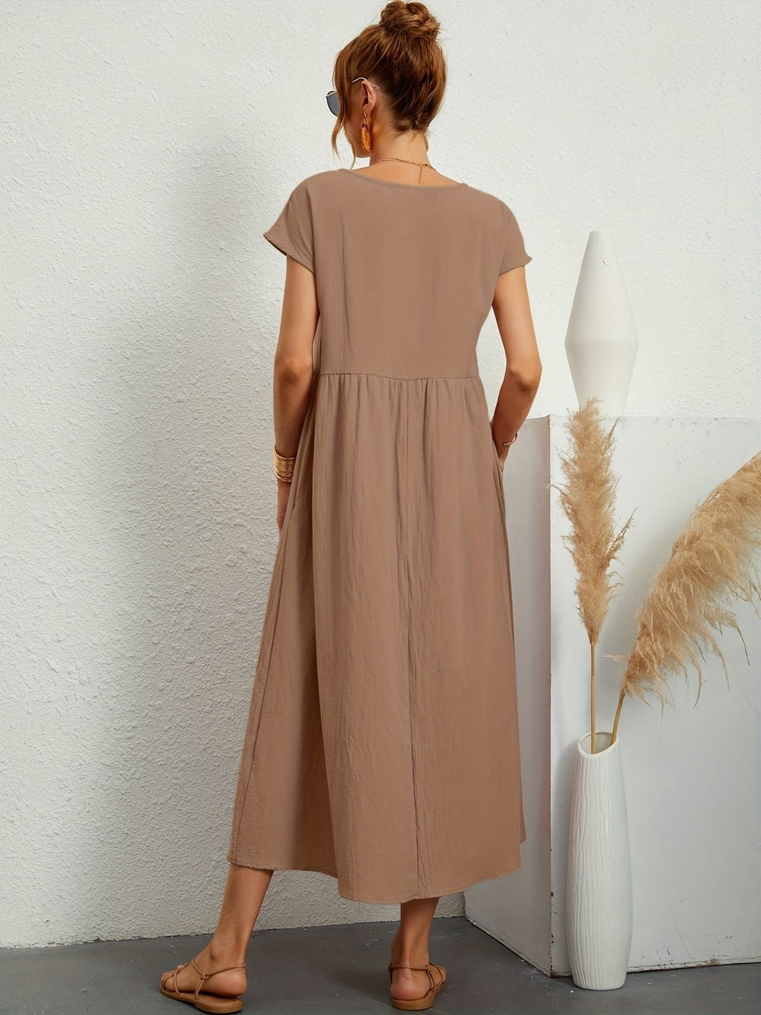 Greta | Lässiges Leinenkleid