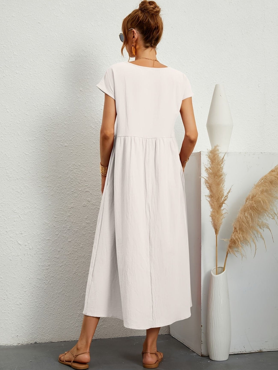 Greta | Lässiges Leinenkleid