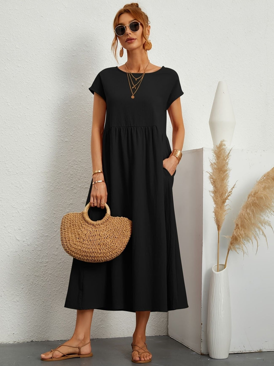 Greta | Lässiges Leinenkleid