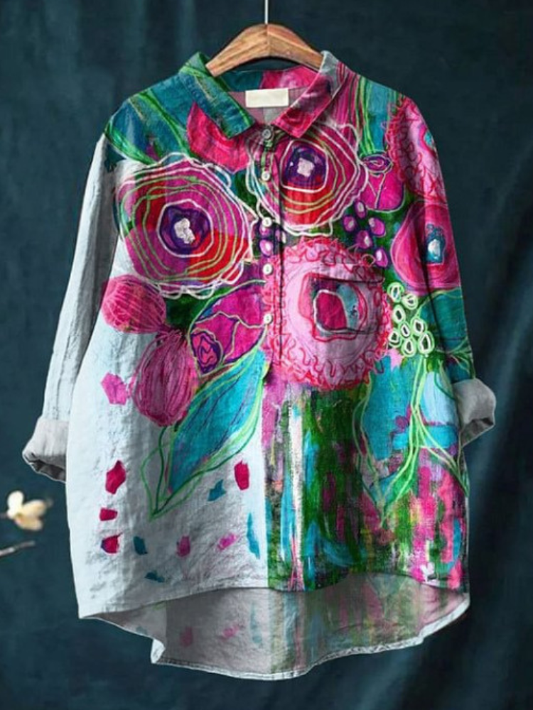 Rosula | Hippie-Kunst-T-Shirt