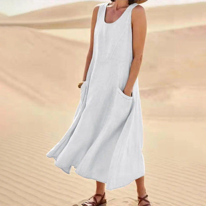 Olivia™ - Taschenkleid aus Leinen