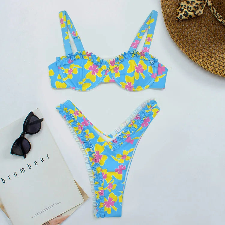 Birgit | Bikini mit Rüschendetails