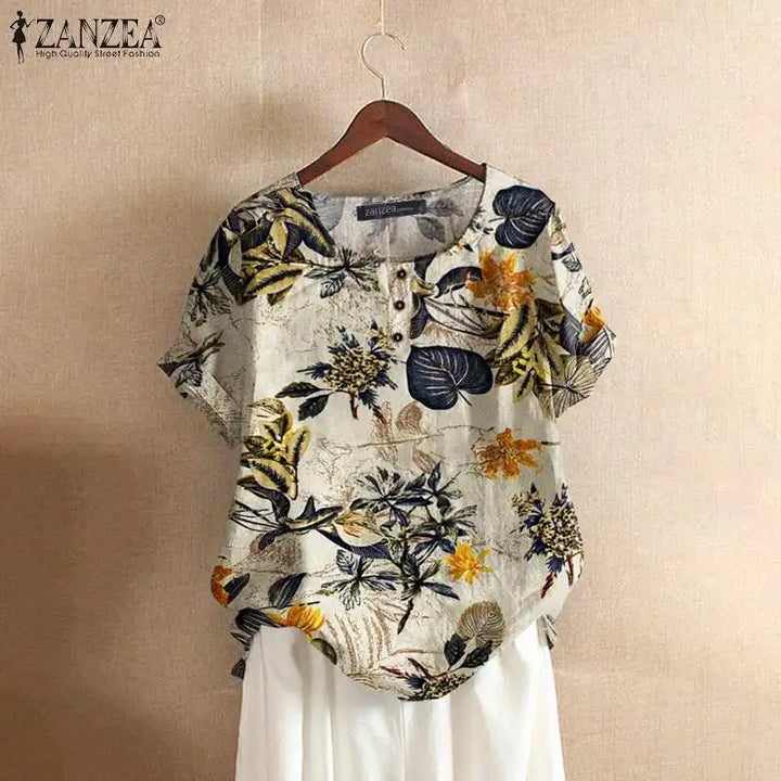 Nadine | Bluse mit Blumenmuster