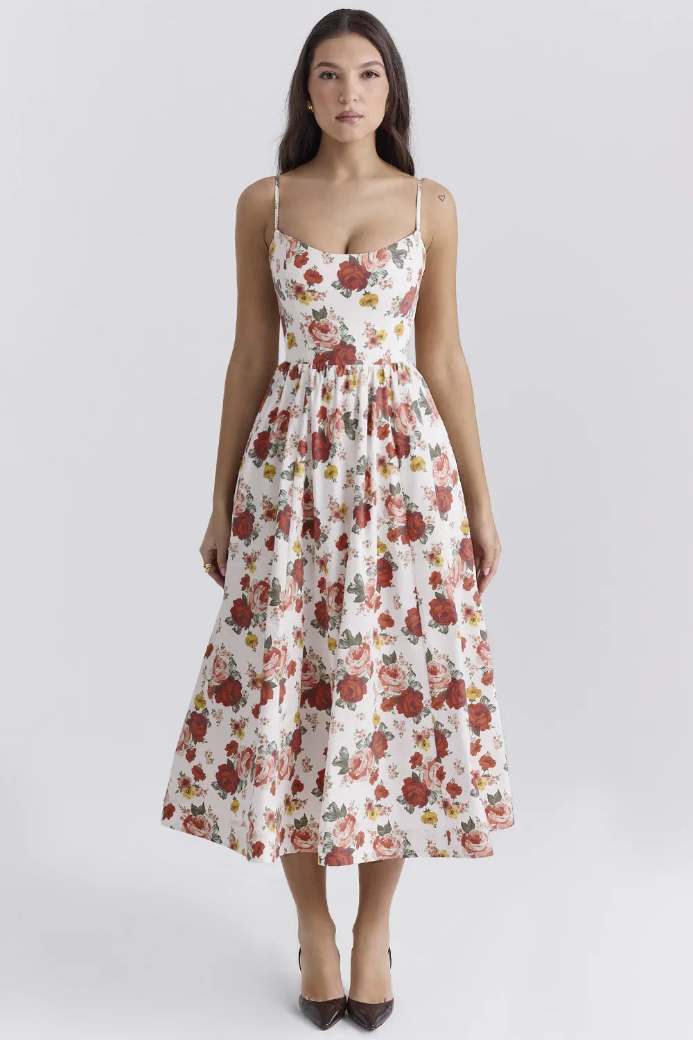 Helene | Trägerloses Kleid mit Neckholder