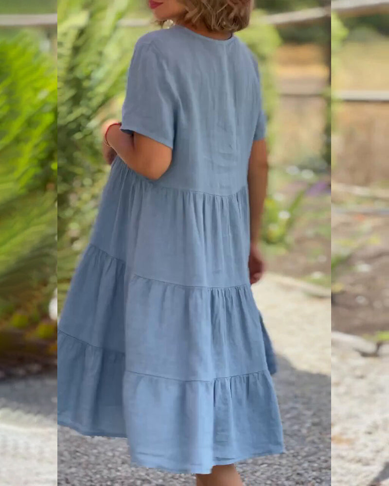 Susan | V-Ausschnitt Kleid