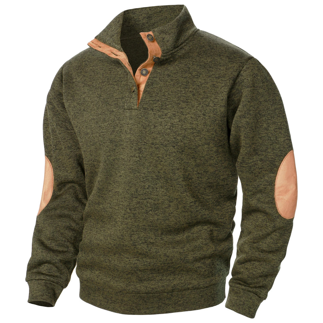 Martin | Henley-Pullover mit Stehkragen